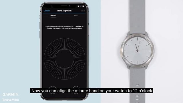 Tutorial - How to Calibrate vívomove Series Watch Hands using Garmin Connect App смотреть онлайн