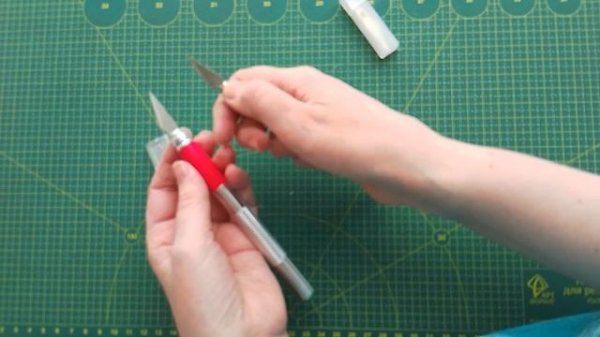 Обзор ножа для вырезания шаблонов / вытынанок