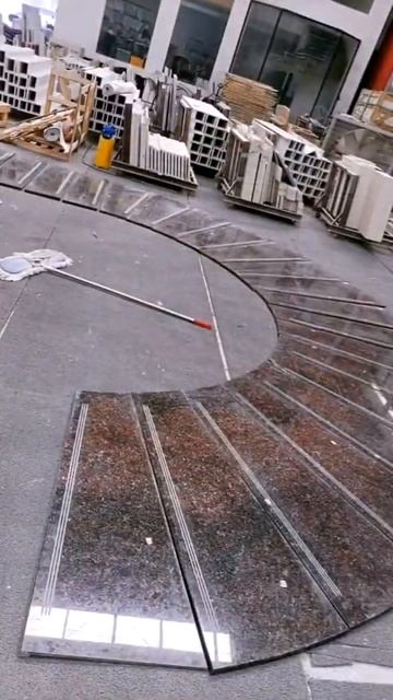 Red brown granite Spiral staircase смотреть онлайн