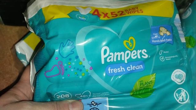 #pampers Влажные салфетки 🐾 смотреть онлайн