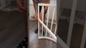 Сборка круглой кроватки трансформер 7 в 1 на маятниковом механизме Сонечко