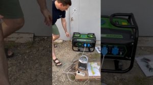 Генератор однофазний, бензиновий Greenfield G-EC4100P