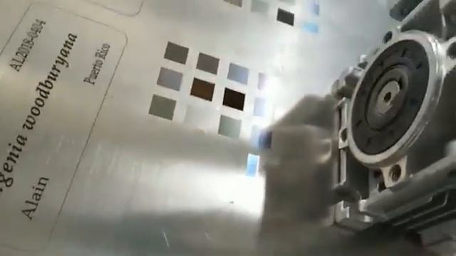 Цветная лазерная гравировка, мараировка металла, алюминия, нержавеющей стали и т.д. смотреть онлайн