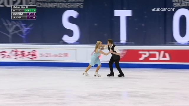 Виктория Синицина - Никита Кацалапов. РТ. ЧМ 2021. Стокгольм. смотреть онлайн