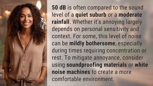 Is 50 dB annoying? смотреть онлайн