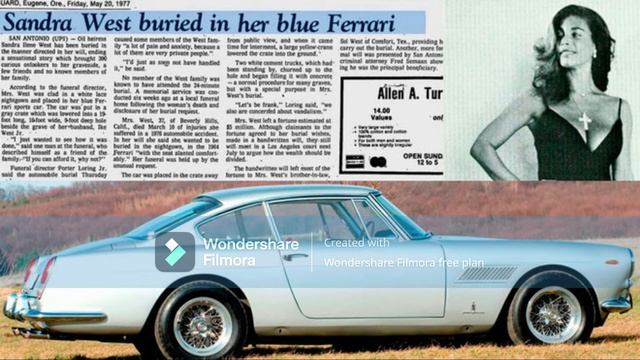 Woman who asked before she died to be buried in her Ferrari and with all her clothes смотреть онлайн