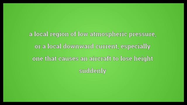 Air pocket Meaning смотреть онлайн