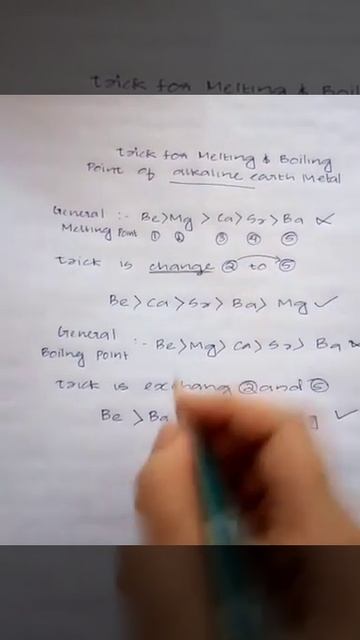 trick for melting and boiling point of alkaline earth metal смотреть онлайн