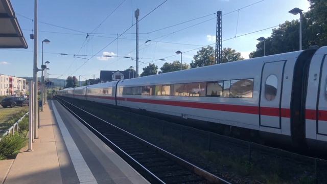 Немецкий скорый поезд ICE «InterCityExpress»/ German fast train ICE "InterCity Express" #railway смотреть онлайн