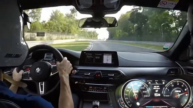 BMW M5 F90 Nürburgring hot lap onboard смотреть онлайн
