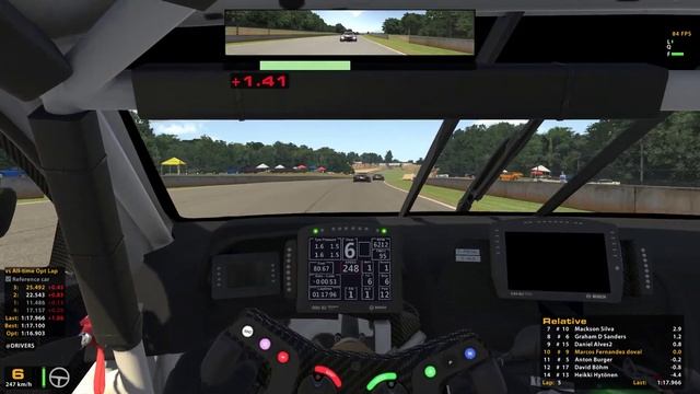 bmw m8 gte - road atlanta - bmw 12.0 chalenge iracing смотреть онлайн
