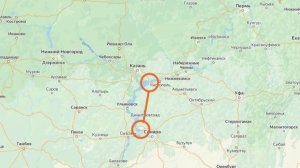 Тольятти - Димитровград - Казань. Между ПЛАТНЫМИ мостами по левому берегу Волги через Каму!