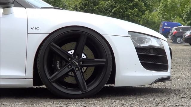 LOUD Audi R8 V10 Spyder at the Nürburgring! смотреть онлайн