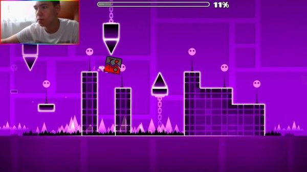 Стрим по Geometry Dash
