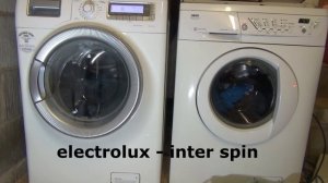 Wash Race No.3 : Zanussi vs electrolux : Cotton 60'c : end of wash, First rinses (pt 3 of 5)