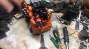 HUSQVARNA 455 Rancher.«Подмена» поршневой в надежде что она не заметит)