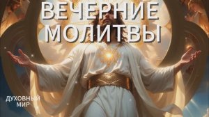 Молитвы Вечерние☦️ СЛУШАТЬ АУДИО #вечерниемолитвы