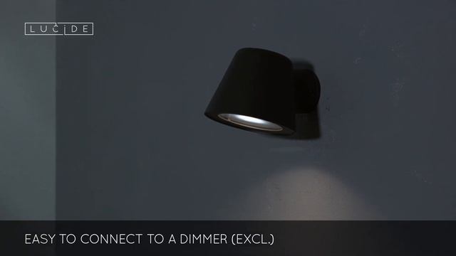 Aplica de perete Lucide DINGO-LED aluminiu antracit GU10-LED IP44 смотреть онлайн