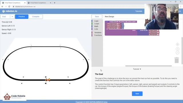 Roboton.io Robot Rover Racing смотреть онлайн