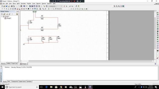 Multisim 14.1 Resistor Calculation