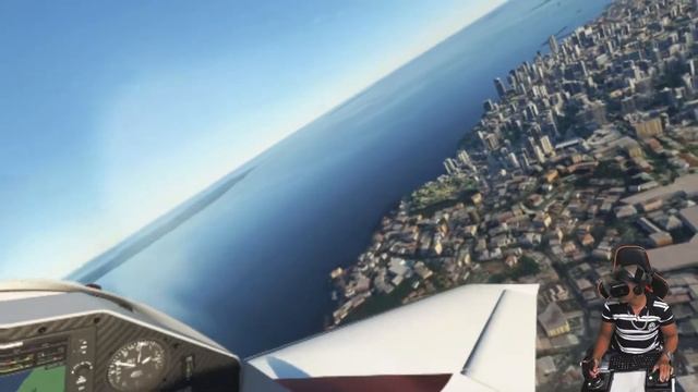 Microsoft Flight Simulator 2020 EM REALIDADE VIRTUAL PASSEIO POR SALVADOR BAHIA USANDO X52 Pró. смотреть онлайн
