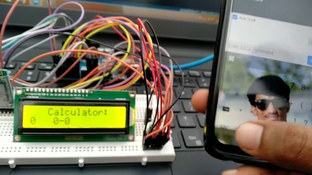 Wireless calculator using Bluetooth and Arduino смотреть онлайн