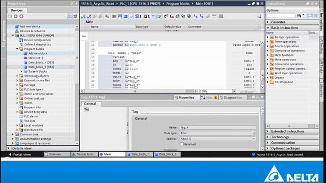 CMC/CMM-PN01 - Profinet Acyclic Communication - Reading