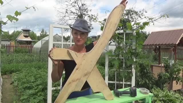 Как я шаблон для скамейки делала.