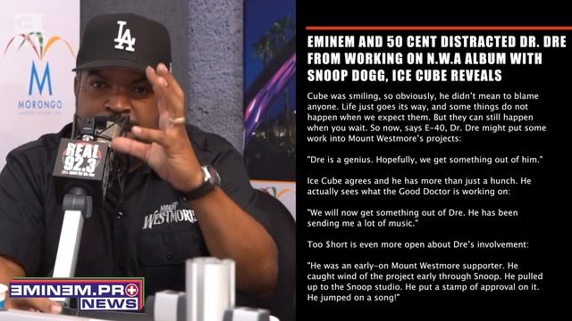 Eminem and 50 Cent Distracted Dr. Dre From Working on N.W.A Album With Snoop Dogg, Ice Cube Reveals смотреть онлайн