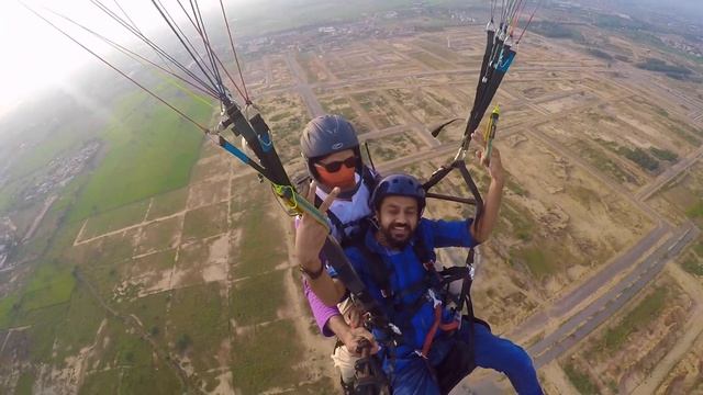 Tandem Paragliding Flight - usaid ahmad смотреть онлайн