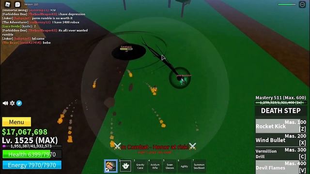 Gravity Cane! Bounty Hunting - Roblox Blox fruits смотреть онлайн