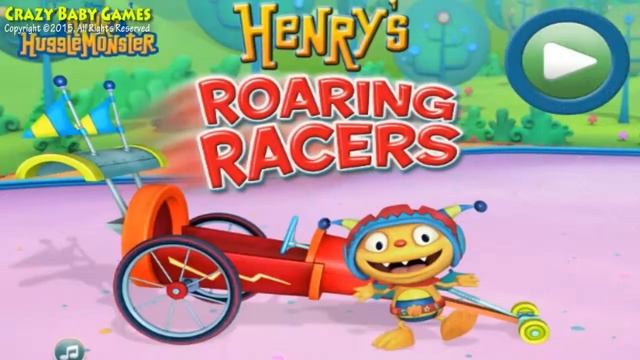 Disney Junior Games - Henry Hugglemonster Roaring racers NEW 2015! смотреть онлайн