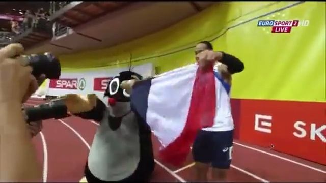 60m hurdles European Indoor Championships Prauge 2015 - Pascal Martinot-lagarde 7.49 смотреть онлайн
