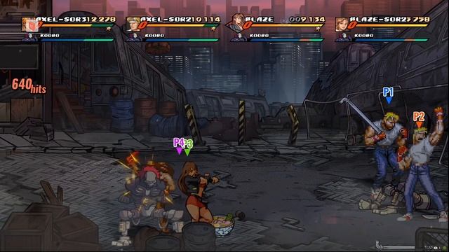 [4P] Stage 1 ALL PERFECT (Streets Of Rage 4) смотреть онлайн