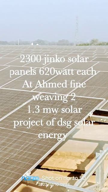 1.3megawatt solar system with 2300 panels of 620 watt #solarsystem #imrankhan смотреть онлайн
