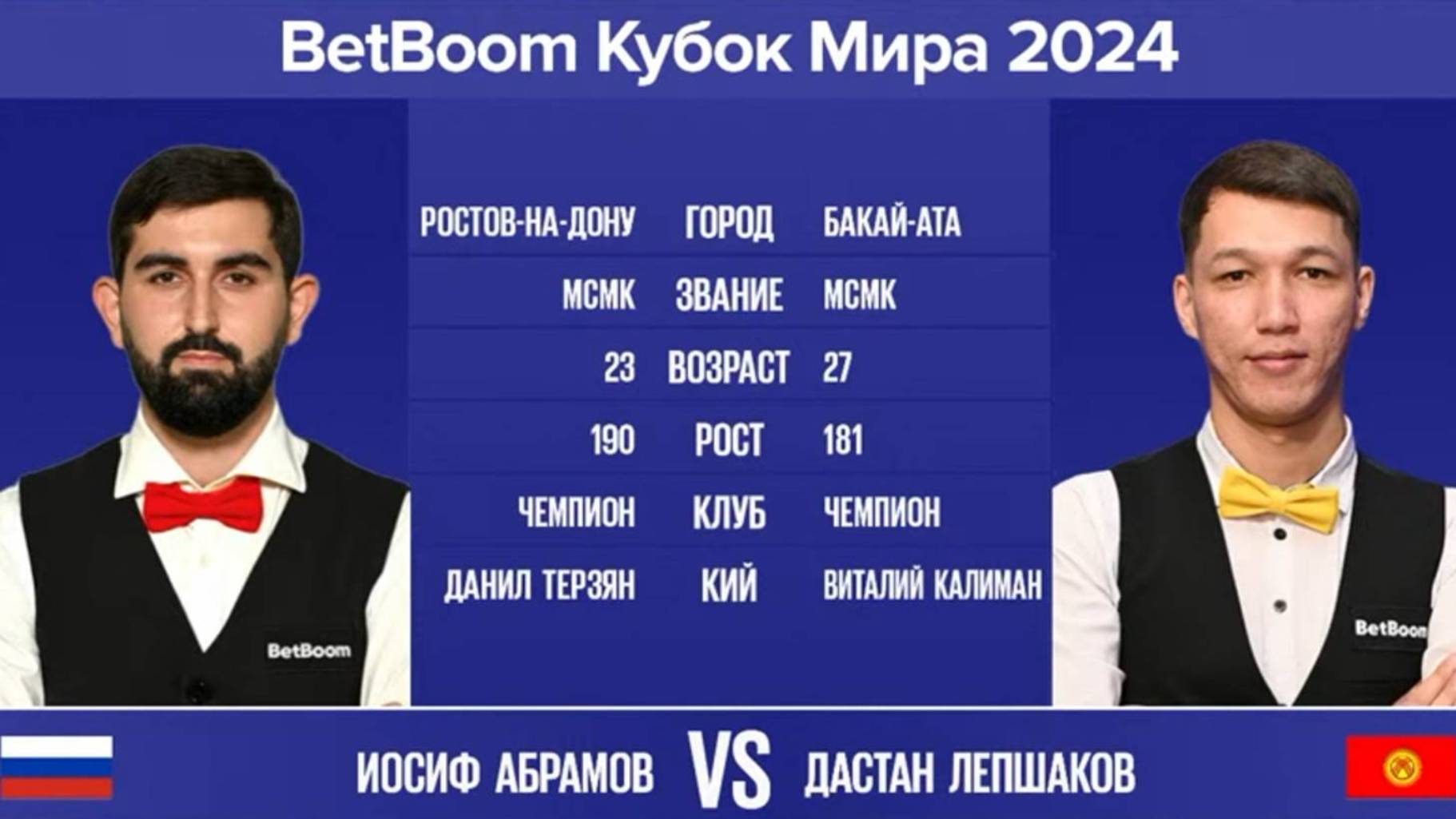 "BetBoom Кубок Мира 2024". И.Абрамов (RUS) - Д.Лепшаков (KGZ). Св.пирамида с продолжением. 07.10.24. смотреть онлайн