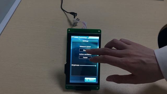 Display Application: T5L Smart lcd display in Formaldehyde detector， 480*800 смотреть онлайн