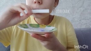 ASMR/school chalk/школьный мел