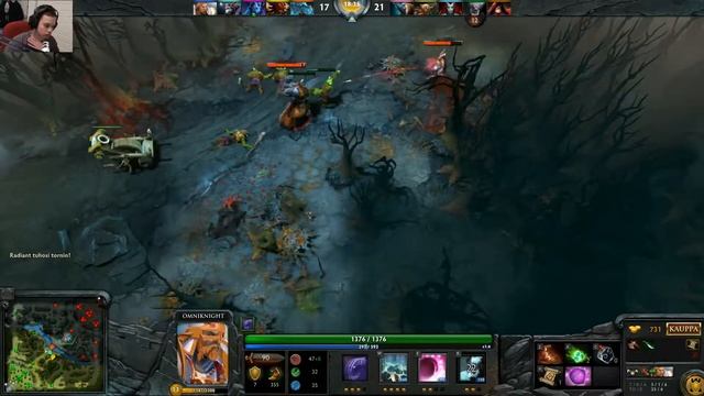 Dota2 Lazer Omniknight | Jaska pelaa Dota2 AD смотреть онлайн