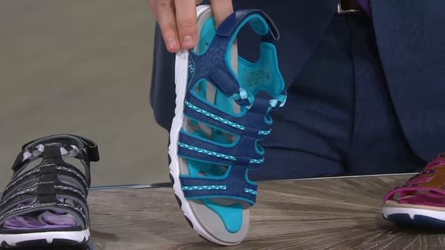 Ryka Braided Fisherman Sandals - Damsel on QVC смотреть онлайн