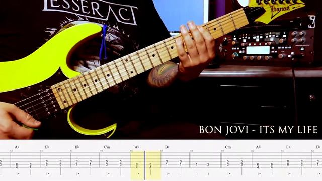 TAB Bon Jovi Its my life (гитарные табы) смотреть онлайн