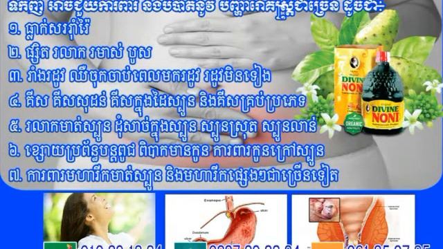 Ley soheap Noni-ទឹកញធម្មជាតិ Part3 សុខភាពពីចុងសក់ដល់ចុងជើង смотреть онлайн