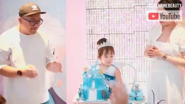 ULANG TAHUN AZARINE TAYANG DI LED TRONE GELAEL DAN DE SANDS SANTORINI BATAM