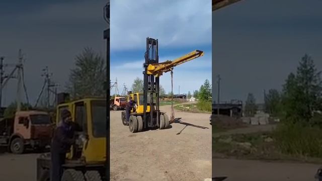 Львовский погрузчик модель 41306 D гусь h 7.2 (с переменным вылетом крюка) смотреть онлайн