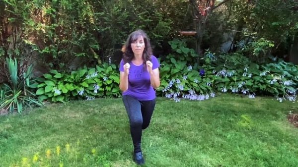 Power of 3 Power Exercise: Squat Reverse Lunge