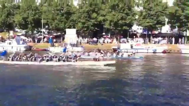 Finale Drachenboot Staffel Saarspektakel 2010 смотреть онлайн