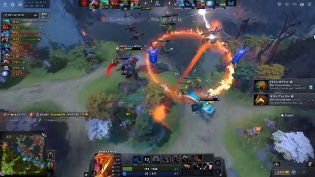 #DOTA2 TEAM NIGMA VS TEAM GAMBIT смотреть онлайн
