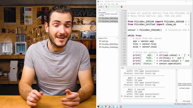 PiicoDev Air Quality Sensor | Guide For Raspberry Pi Pico смотреть онлайн