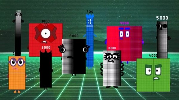 Uncannyblocks Band Ultra Tera Different but Thousands (1,000-10,000) | Cool Sounds !