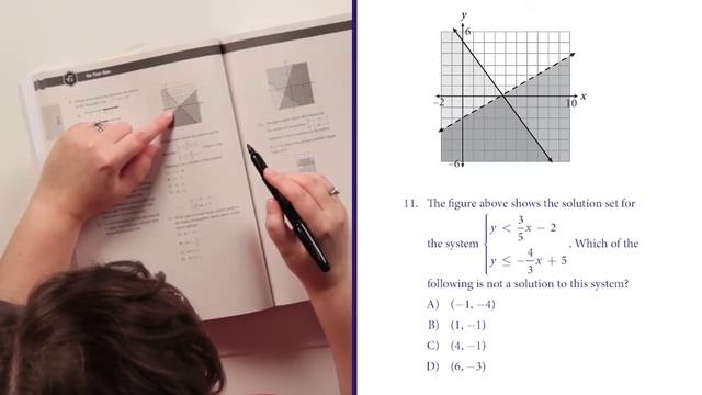 SAT Practice Questions: Linear inequalities and systems of inequalities | Kaplan SAT & ACT Prep смотреть онлайн